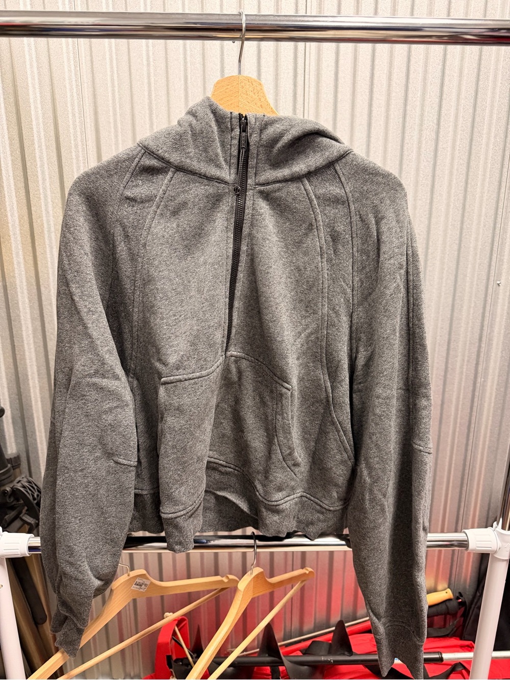 Lululemon Scuba Oversized Full Zip - XL/XXL - Heathered Speckled Black